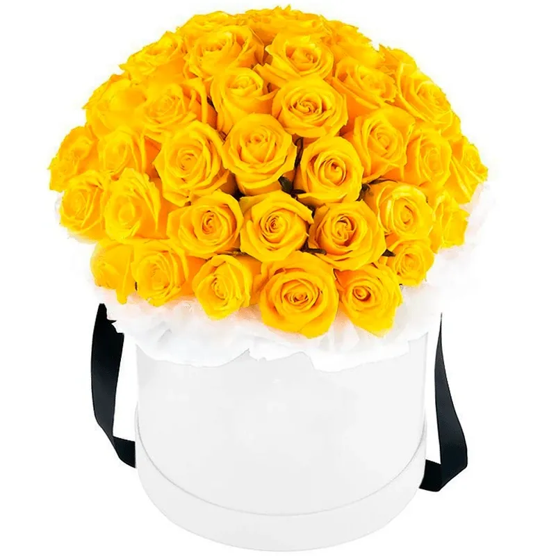 Цветы в коробке Мисс Очарование